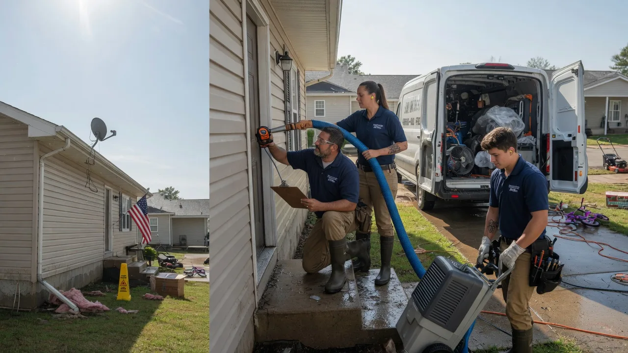Ceiling Water Damage Restoration in Ferndale, CA near me